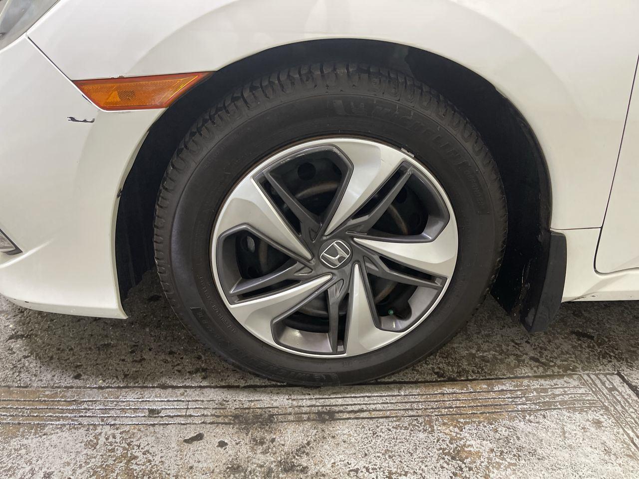 2019 Honda Civic Sedan LX - Platinum White Pearl exterior view 10