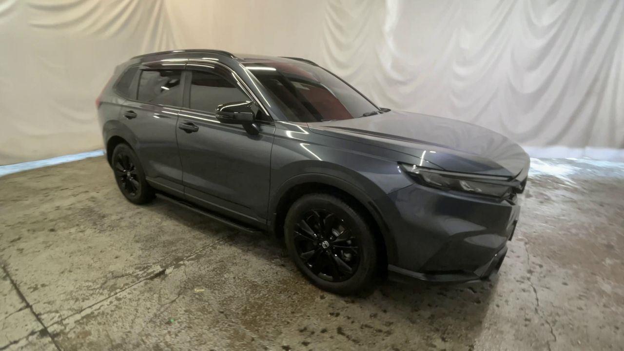 2026 Honda CR-V Hybrid Sport Touring - Meteorite Gray Metallic exterior view 2