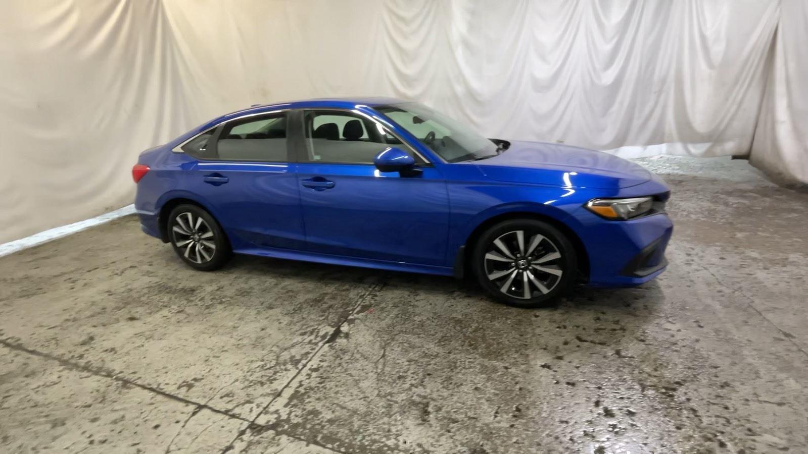 2023 Honda Civic Sedan EX - Aegean Blue Metallic exterior view 3