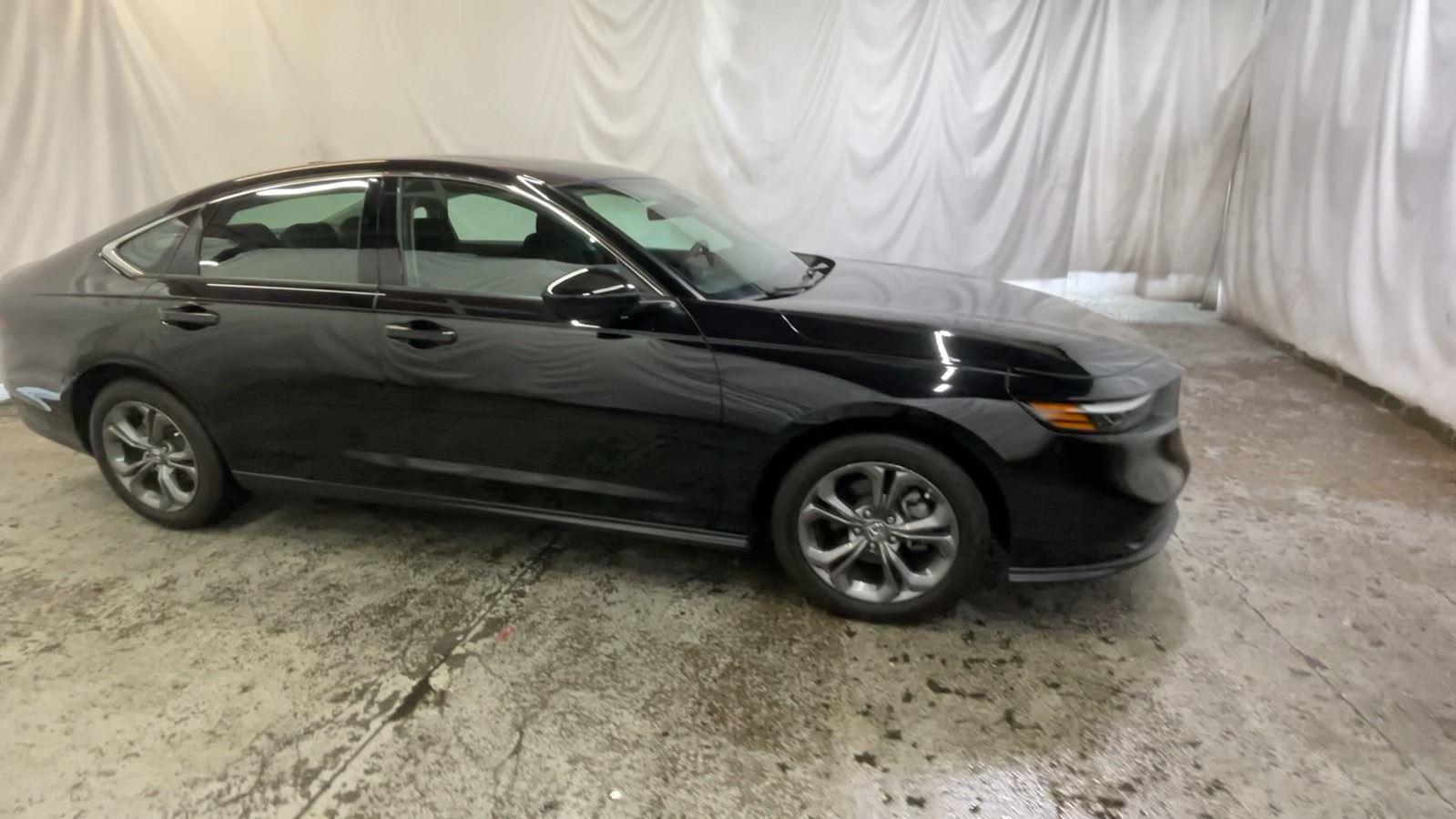 2024 Honda Accord Sedan EX - Crystal Black Pearl exterior view 3