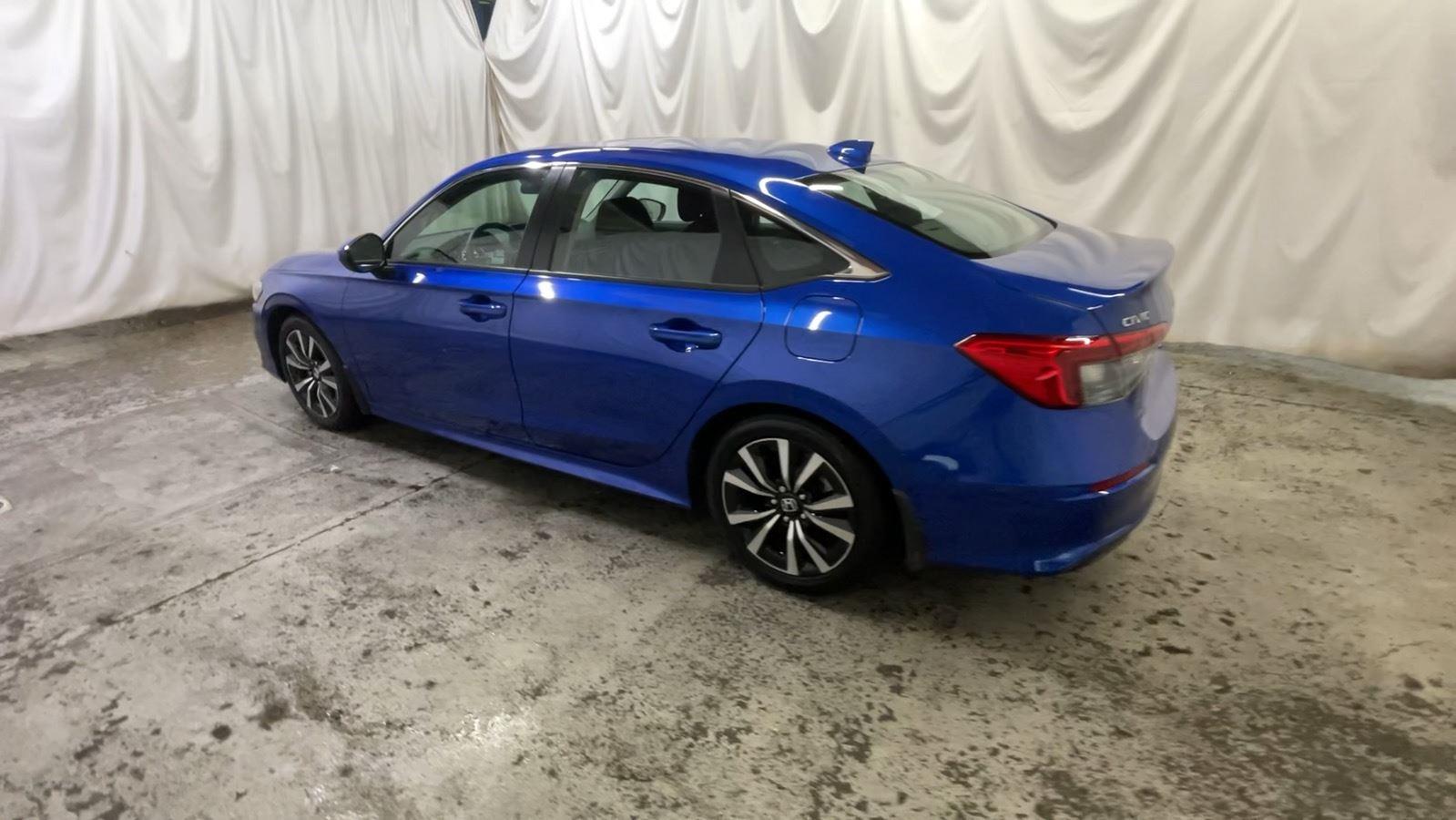 2023 Honda Civic Sedan EX - Aegean Blue Metallic exterior view 8