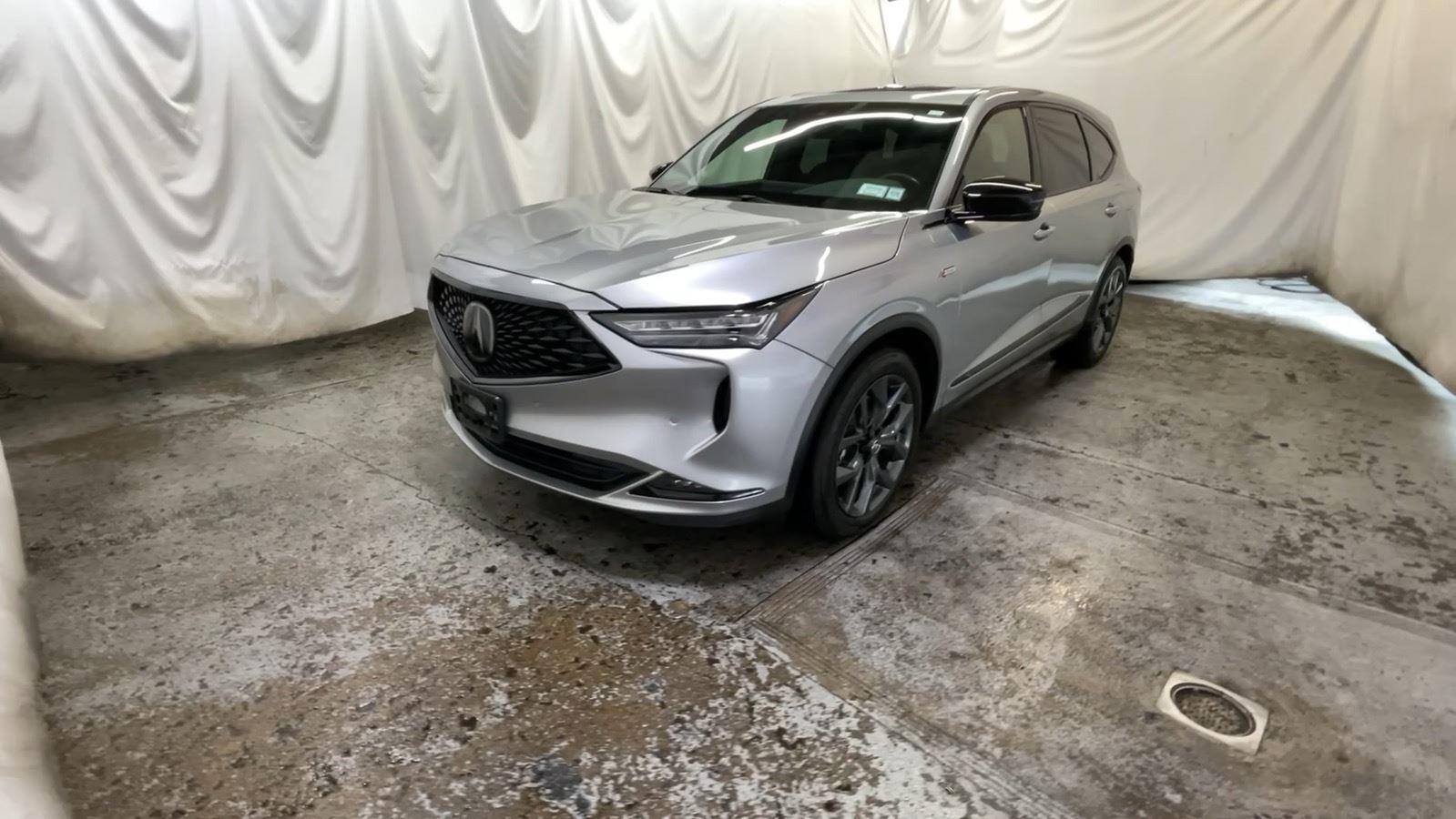 2023 Acura MDX w/A-Spec Package - Lunar Silver Metallic exterior view 10