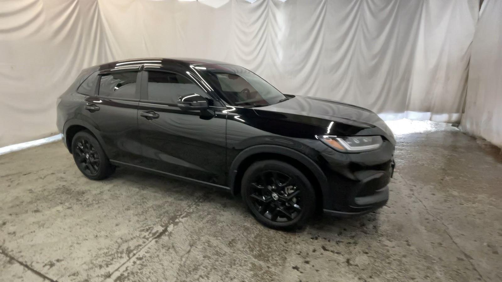 2025 Honda HR-V Sport - Crystal Black Pearl exterior view 3