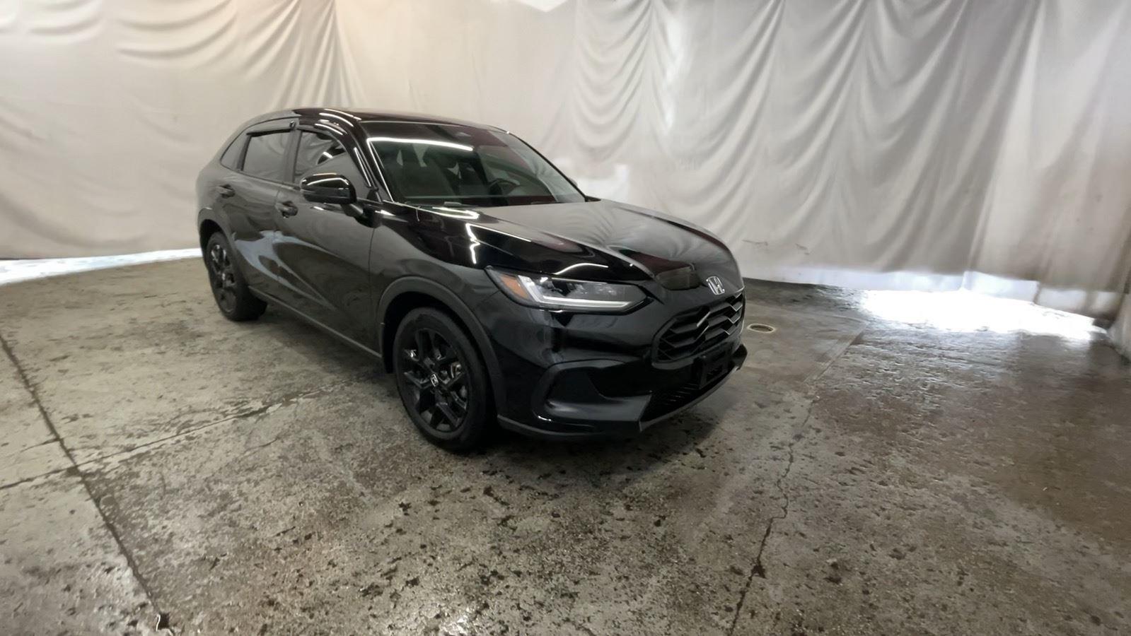 2025 Honda HR-V Sport - Crystal Black Pearl exterior view 2