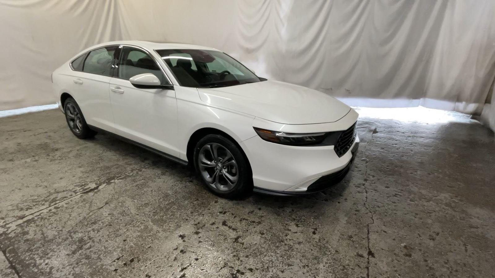 2023 Honda Accord Sedan EX - Platinum White Pearl exterior view 2