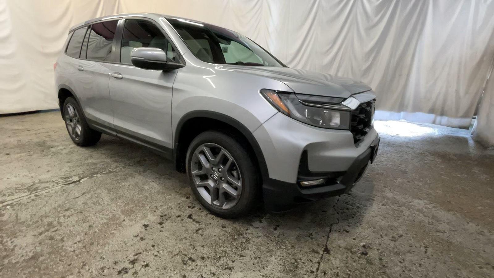 2023 Honda Passport EX-L - Lunar Silver Metallic exterior view 2