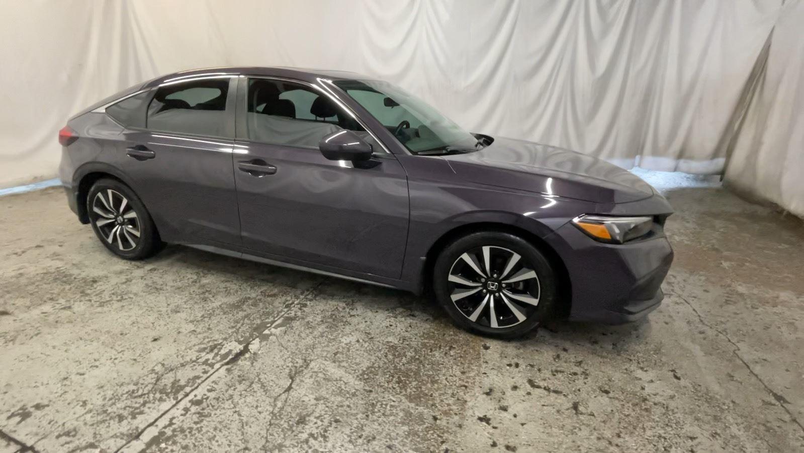 2024 Honda Civic Hatchback EX-L - Smokey Mauve Pearl exterior view 3