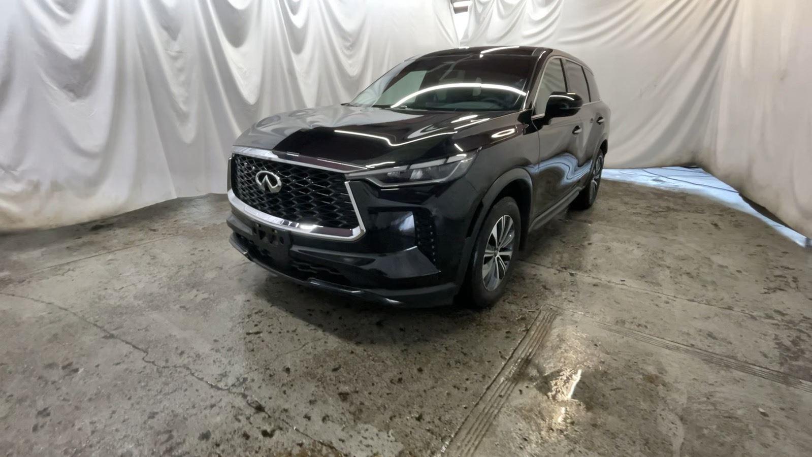 2025 INFINITI QX60 PURE - Mineral Black exterior view 13