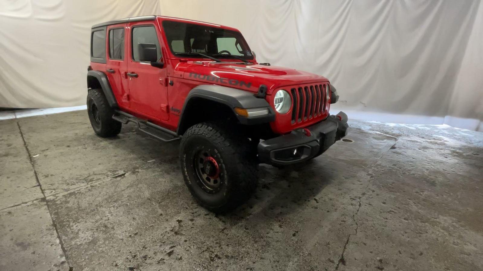 2019 Jeep Wrangler Unlimited Rubicon - Firecracker Red Clearcoat exterior view 2