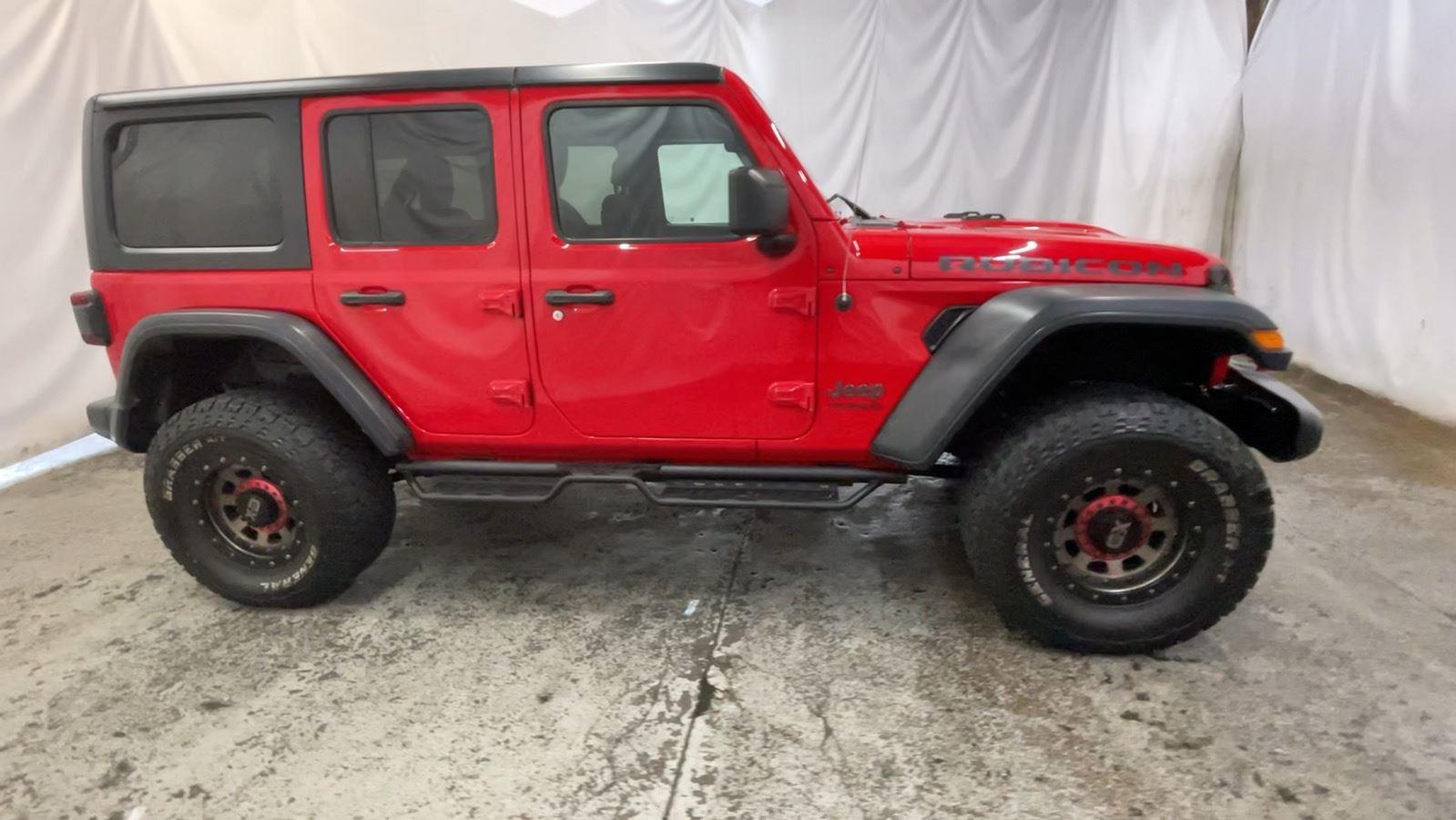 2019 Jeep Wrangler Unlimited Rubicon - Firecracker Red Clearcoat exterior view 4