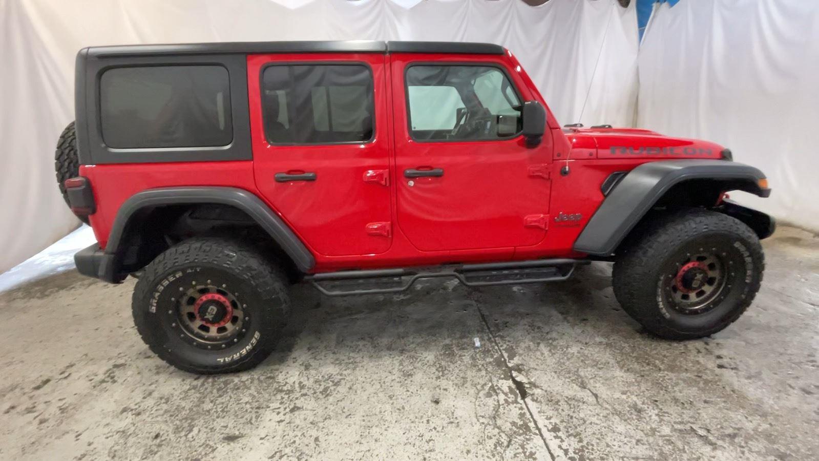 2019 Jeep Wrangler Unlimited Rubicon - Firecracker Red Clearcoat exterior view 5