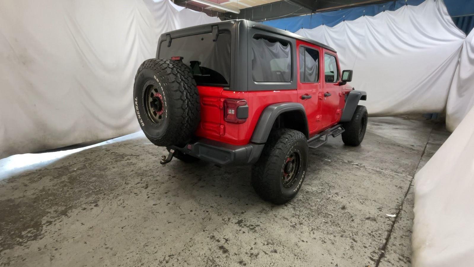 2019 Jeep Wrangler Unlimited Rubicon - Firecracker Red Clearcoat exterior view 6