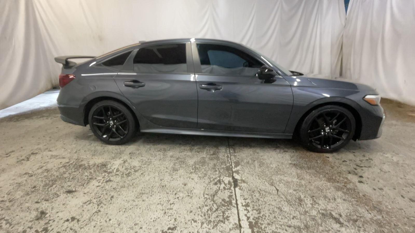2025 Honda Civic Sedan Sport - Meteorite Gray Metallic exterior view 5