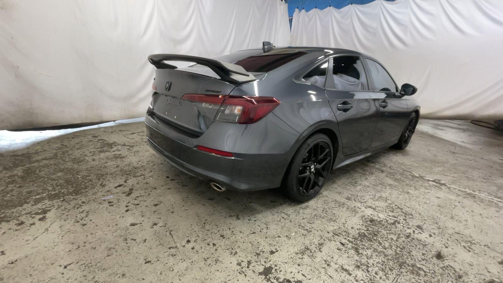 2025 Honda Civic Sedan Sport - Meteorite Gray Metallic exterior view 6