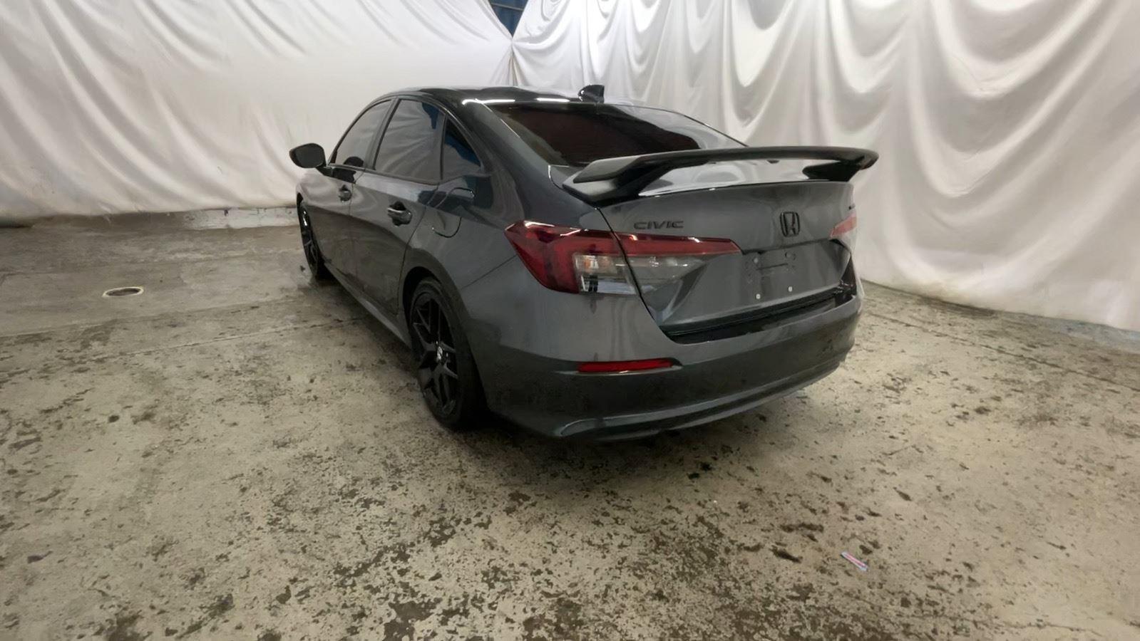 2025 Honda Civic Sedan Sport - Meteorite Gray Metallic exterior view 9