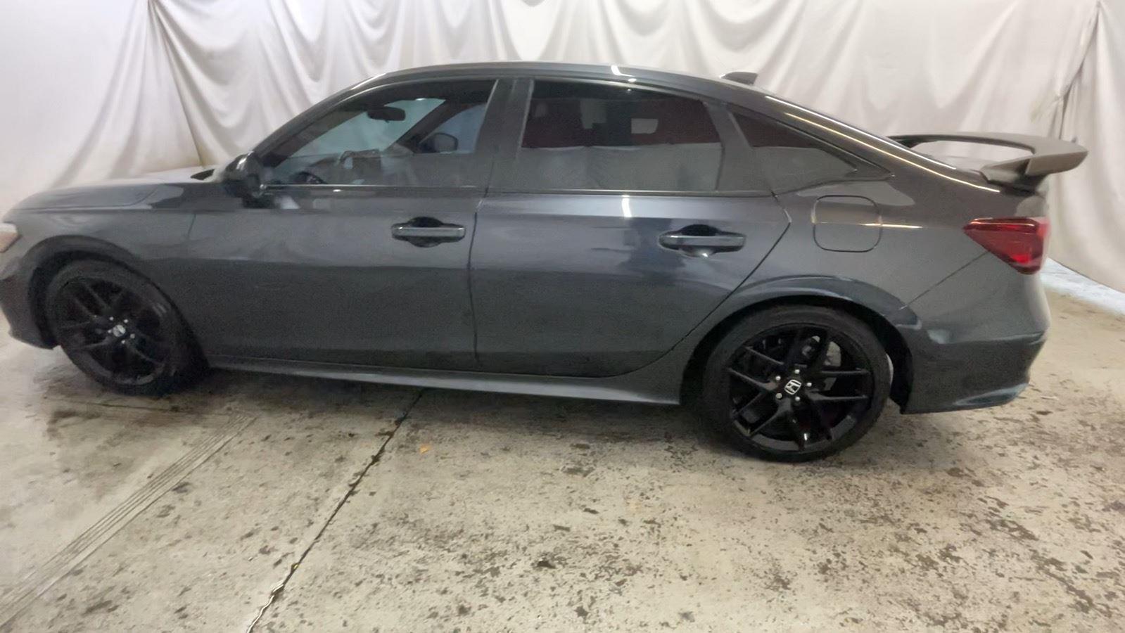 2025 Honda Civic Sedan Sport - Meteorite Gray Metallic exterior view 12