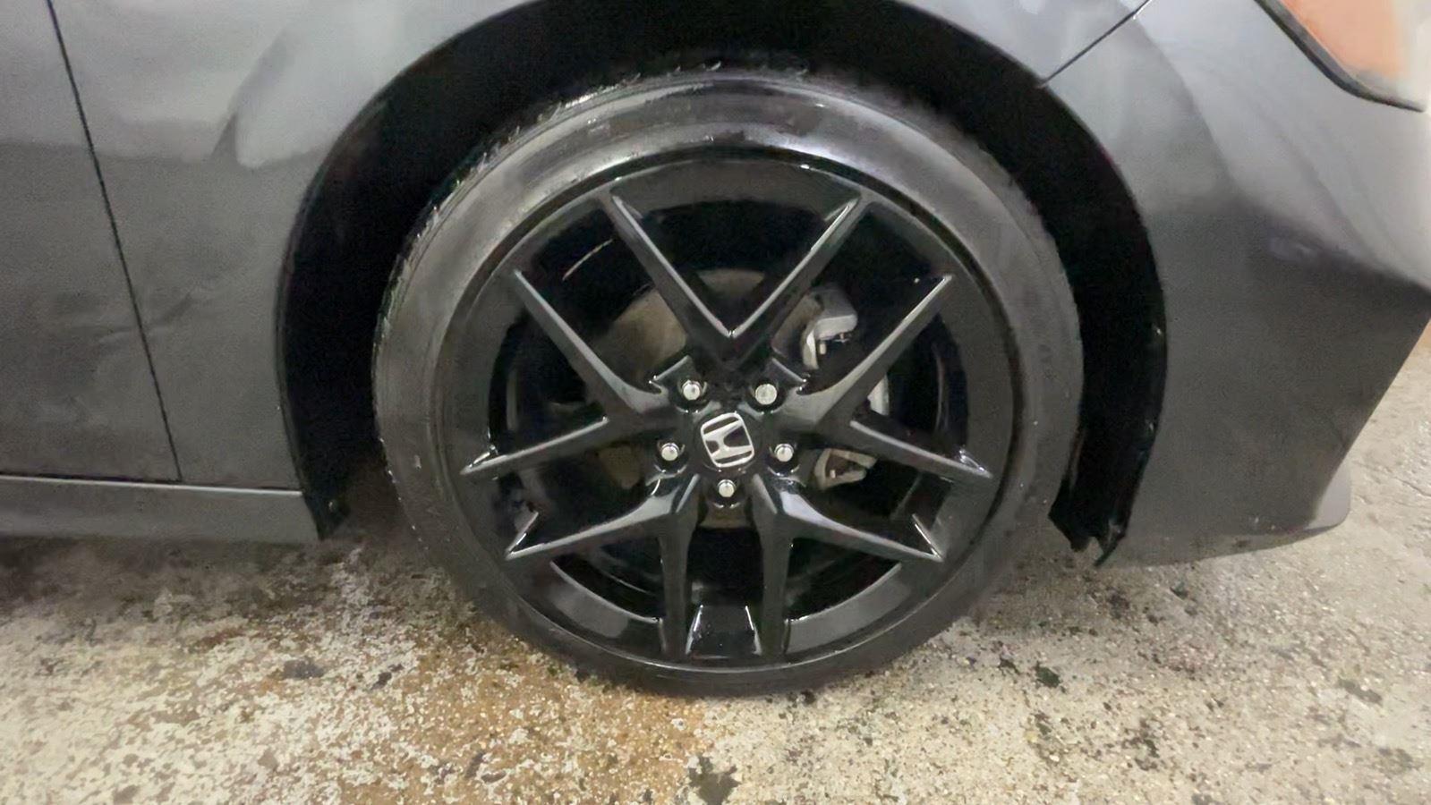 2025 Honda Civic Sedan Sport - Meteorite Gray Metallic exterior view 18
