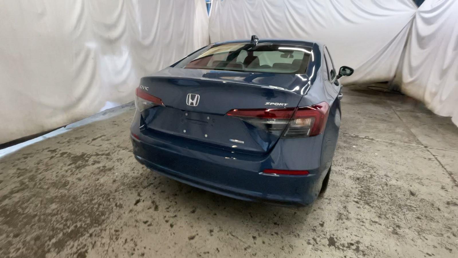 2025 Honda Civic Sedan Hybrid Sport - Blue Lagoon Pearl exterior view 6