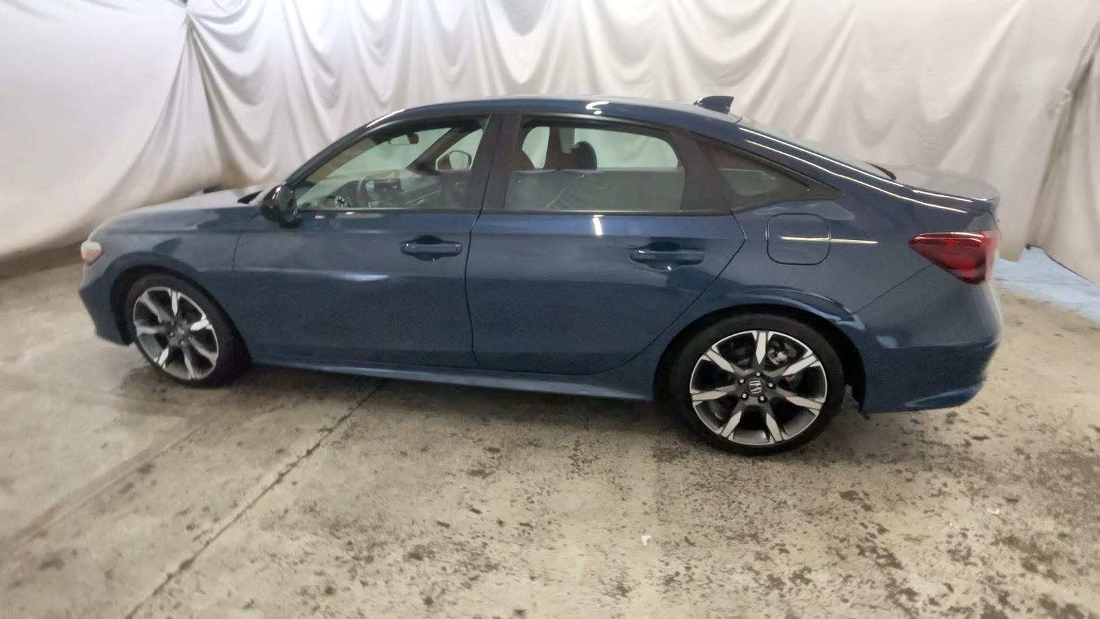 2025 Honda Civic Sedan Hybrid Sport - Blue Lagoon Pearl exterior view 10