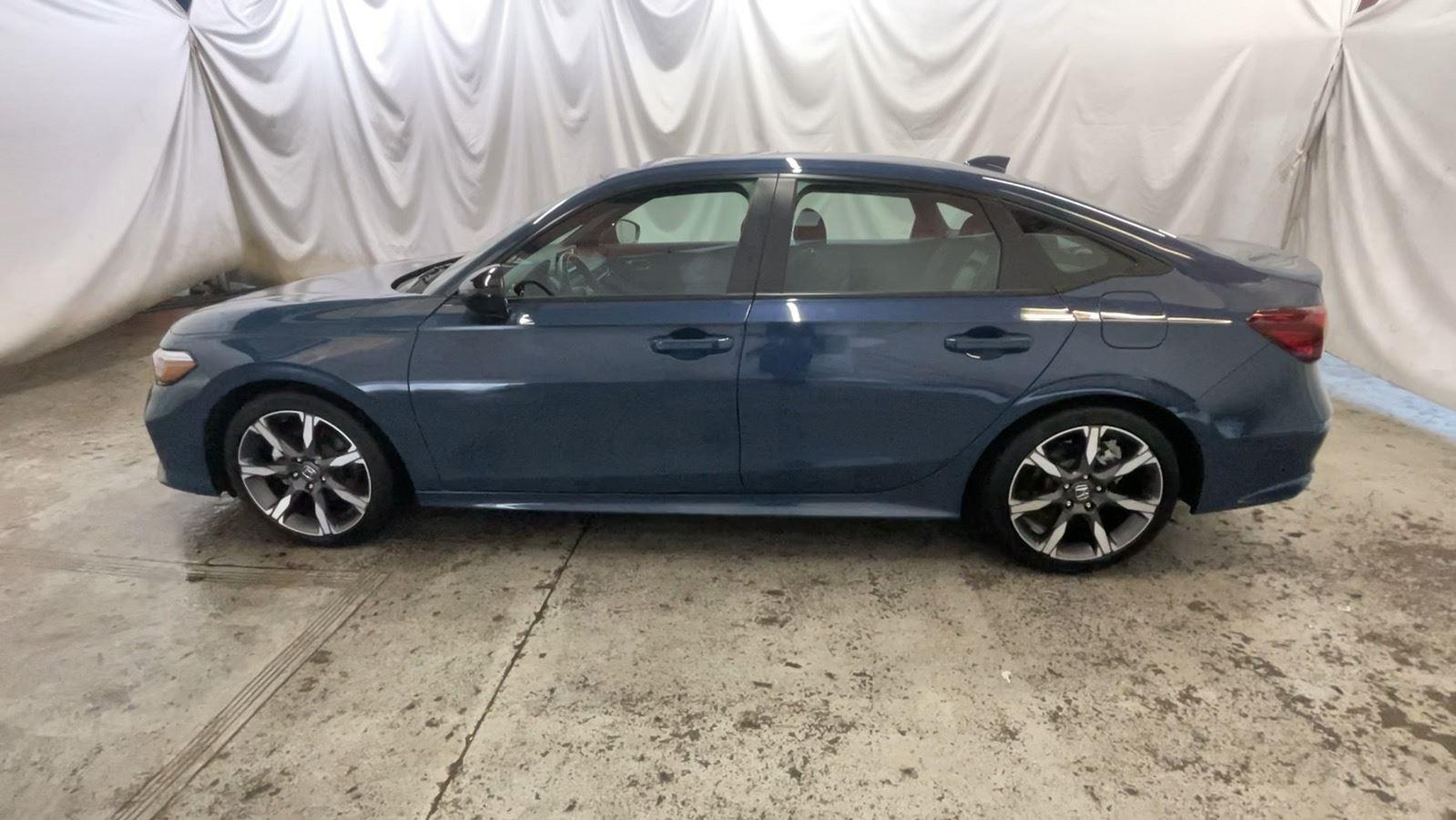 2025 Honda Civic Sedan Hybrid Sport - Blue Lagoon Pearl exterior view 11