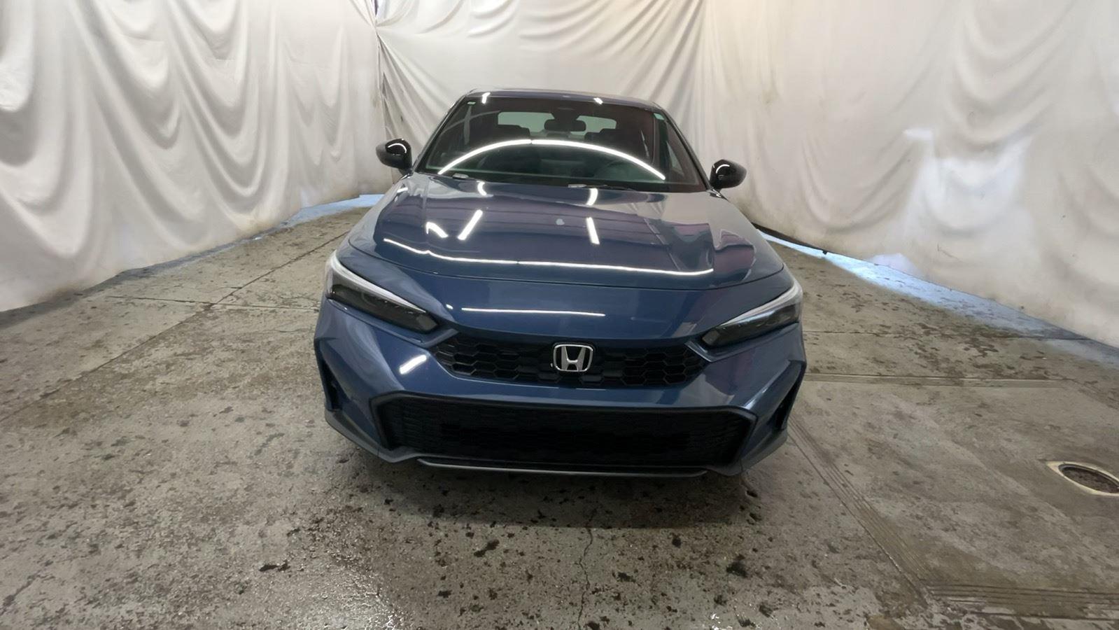 2025 Honda Civic Sedan Hybrid Sport - Blue Lagoon Pearl exterior view 14