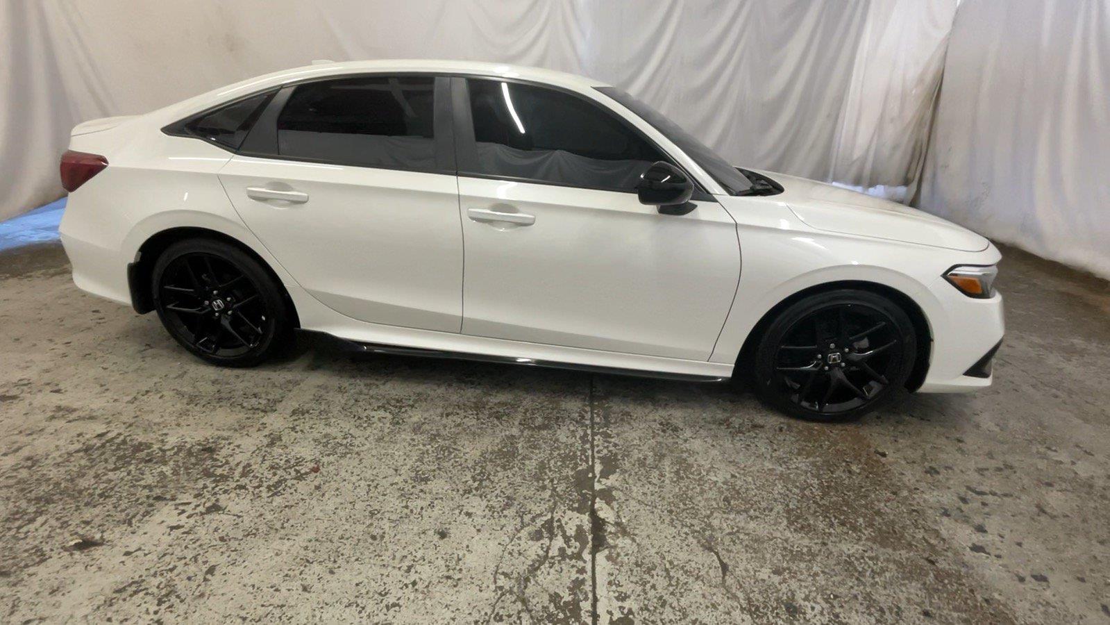 2024 Honda Civic Sedan Sport - Platinum White Pearl exterior view 5
