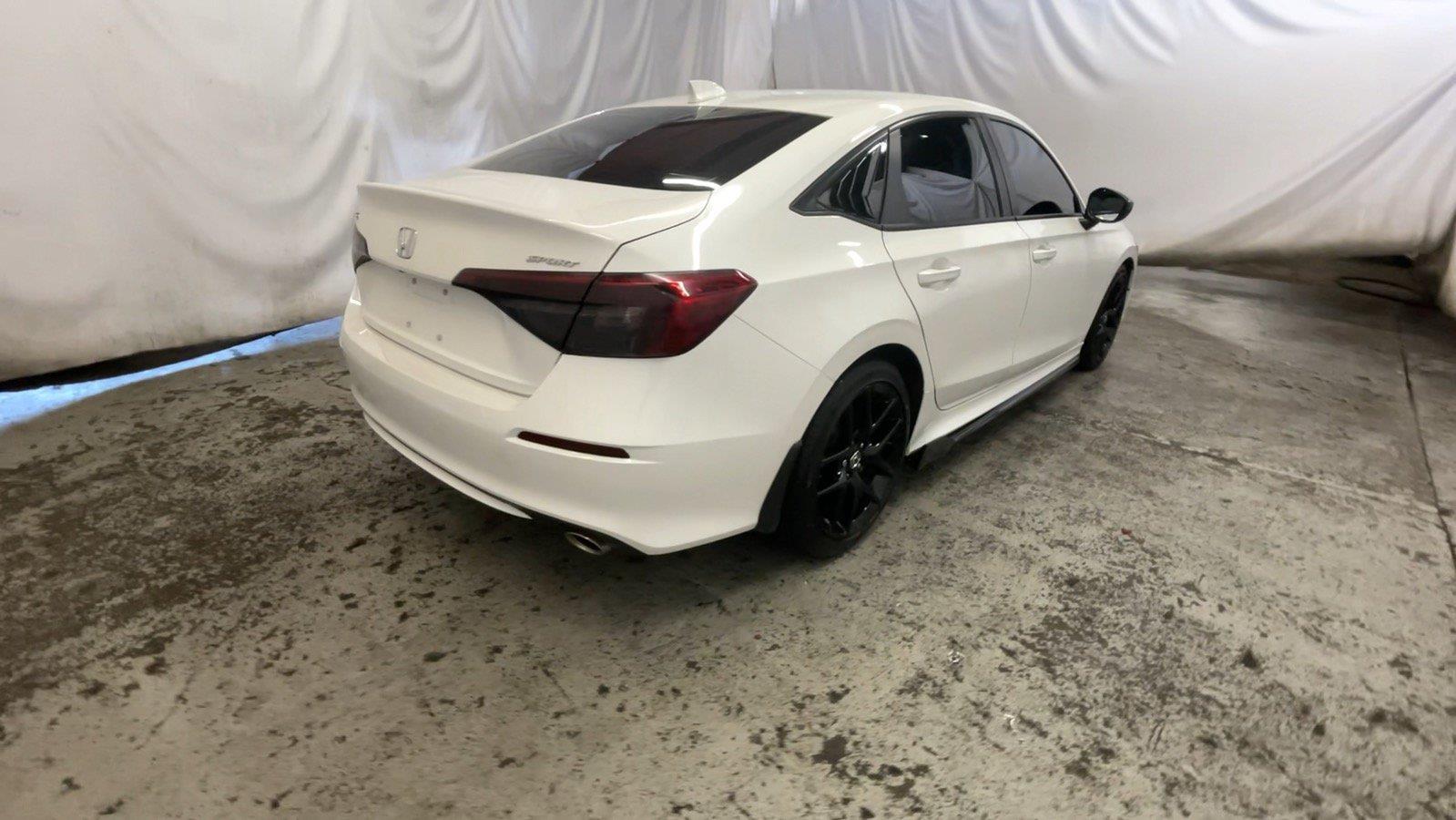 2024 Honda Civic Sedan Sport - Platinum White Pearl exterior view 6