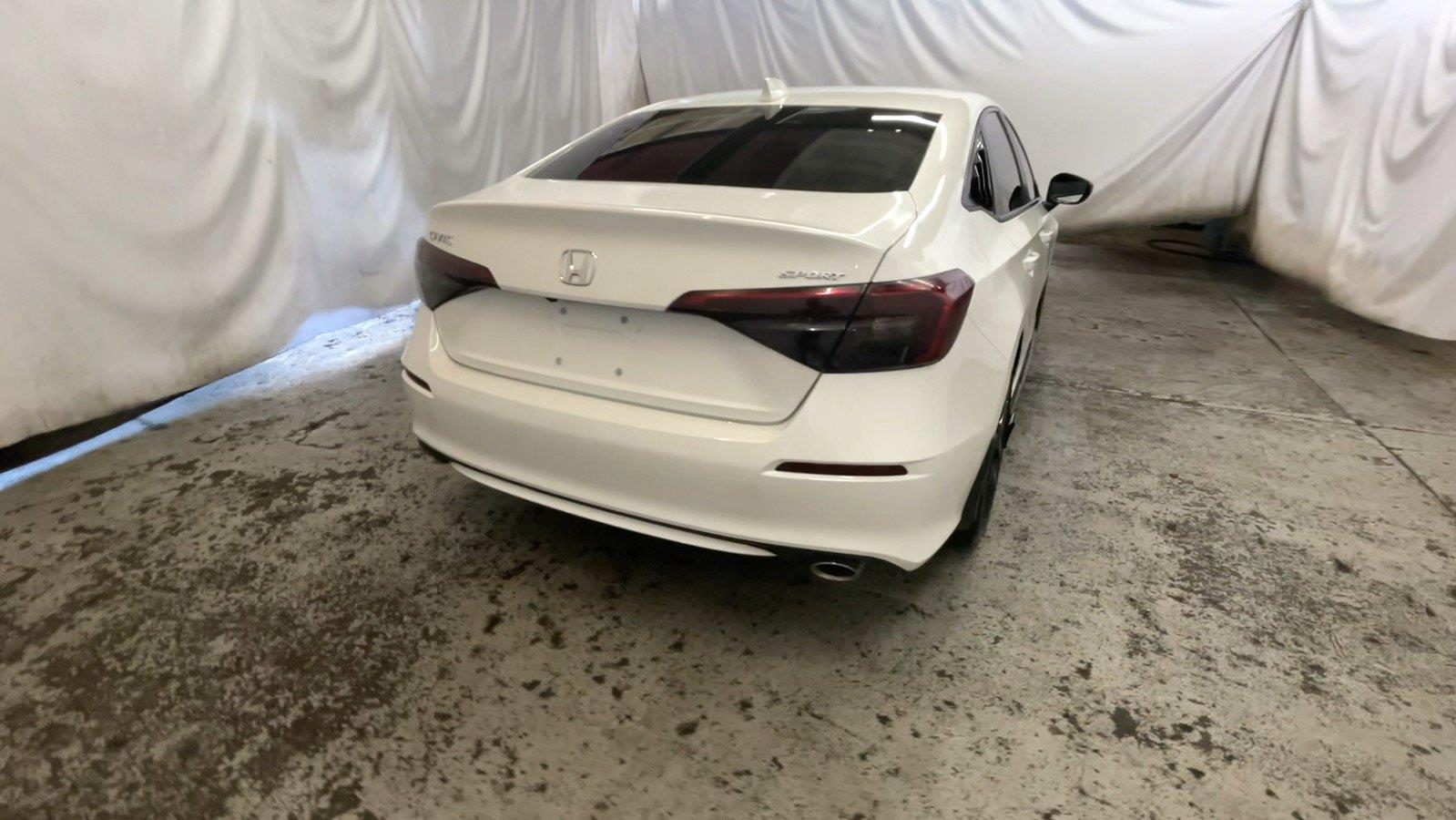 2024 Honda Civic Sedan Sport - Platinum White Pearl exterior view 7
