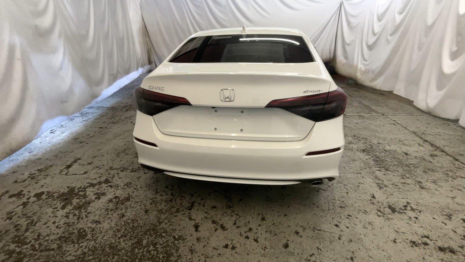 2024 Honda Civic Sedan Sport - Platinum White Pearl exterior view 8