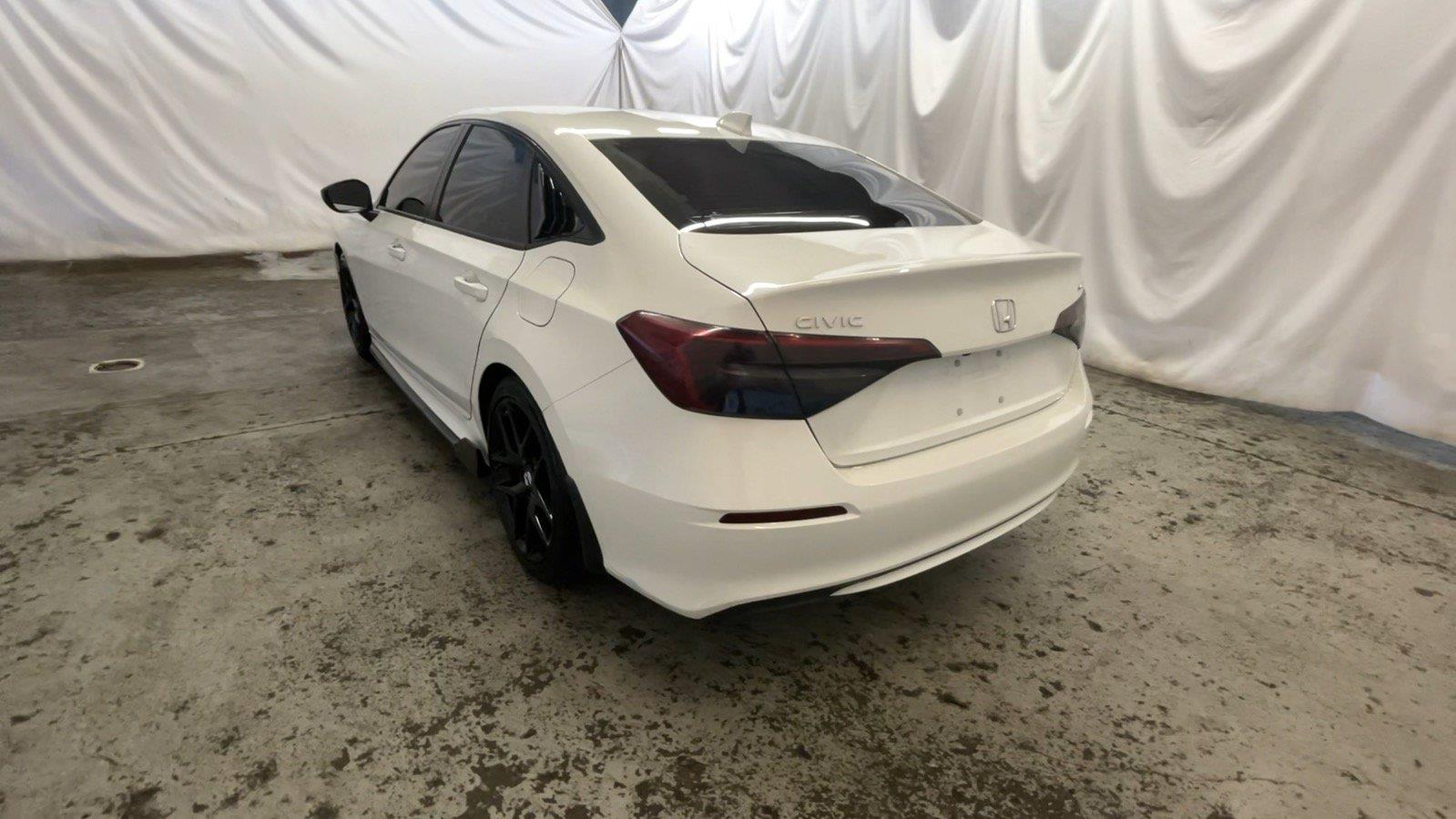 2024 Honda Civic Sedan Sport - Platinum White Pearl exterior view 9