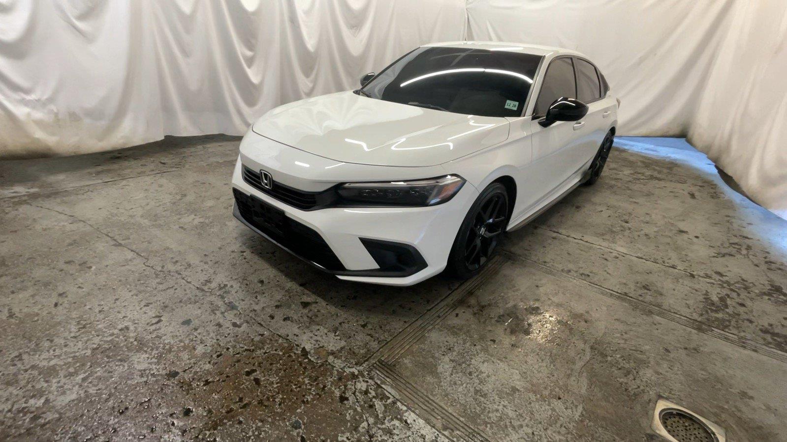 2024 Honda Civic Sedan Sport - Platinum White Pearl exterior view 14
