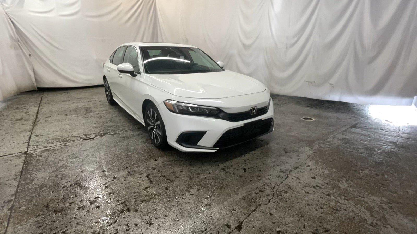 2024 Honda Civic Sedan EX - Platinum White Pearl exterior view 1