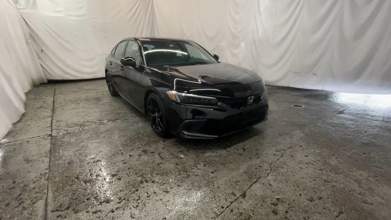 Crystal Black Pearl 2023 Honda Civic Hatchback Hatchback Front-Wheel Drive Continuously Variable Transmission