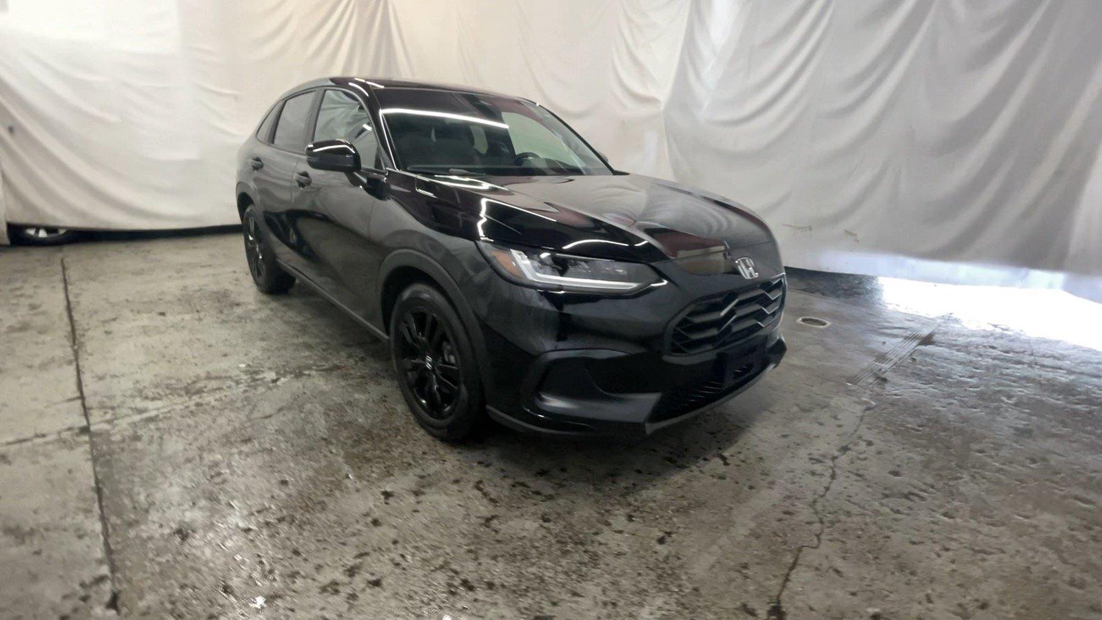 2026 Honda HR-V Sport - Crystal Black Pearl exterior view 2