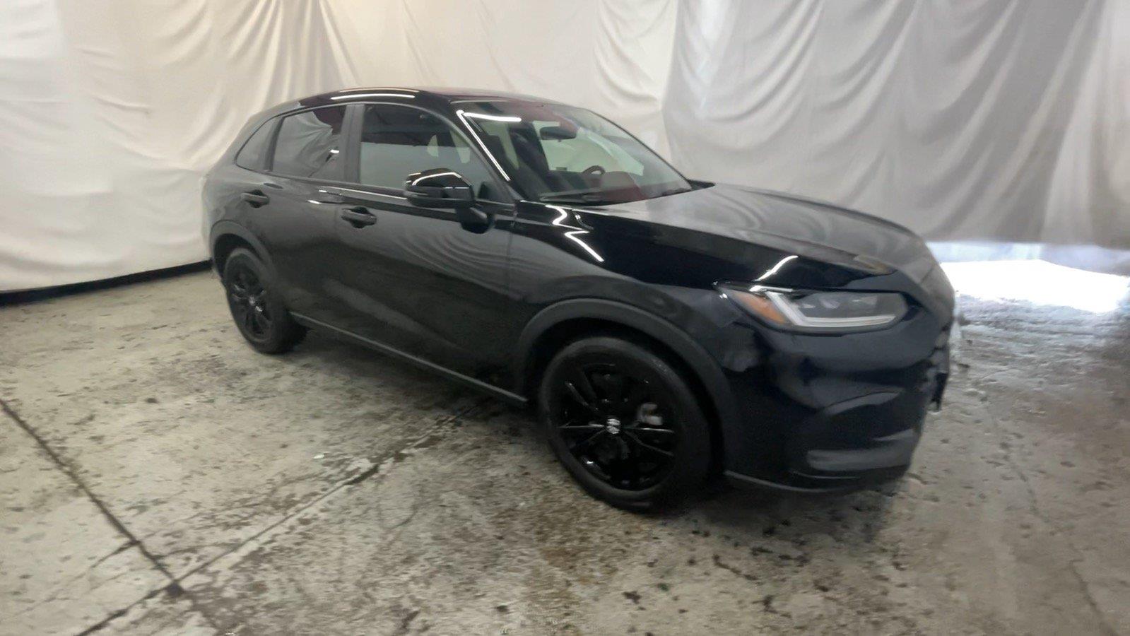 2026 Honda HR-V Sport - Crystal Black Pearl exterior view 3