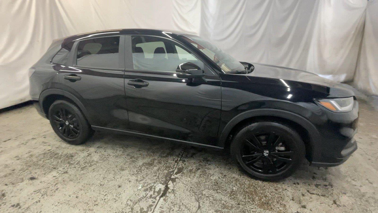 2026 Honda HR-V Sport - Crystal Black Pearl exterior view 4