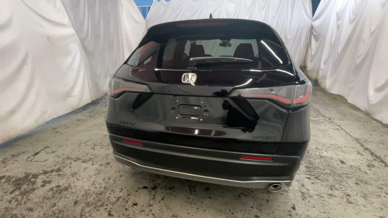 2026 Honda HR-V Sport - Crystal Black Pearl exterior view 8