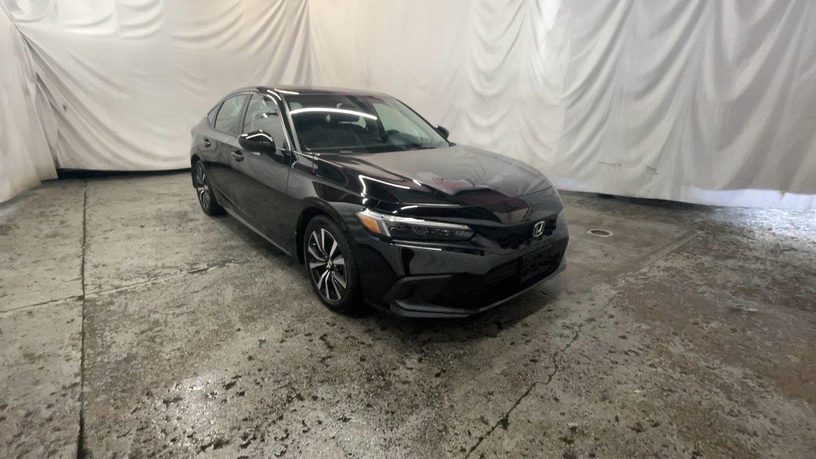 Crystal Black Pearl 2024 Honda Civic Hatchback Hatchback Front-Wheel Drive Continuously Variable Transmission