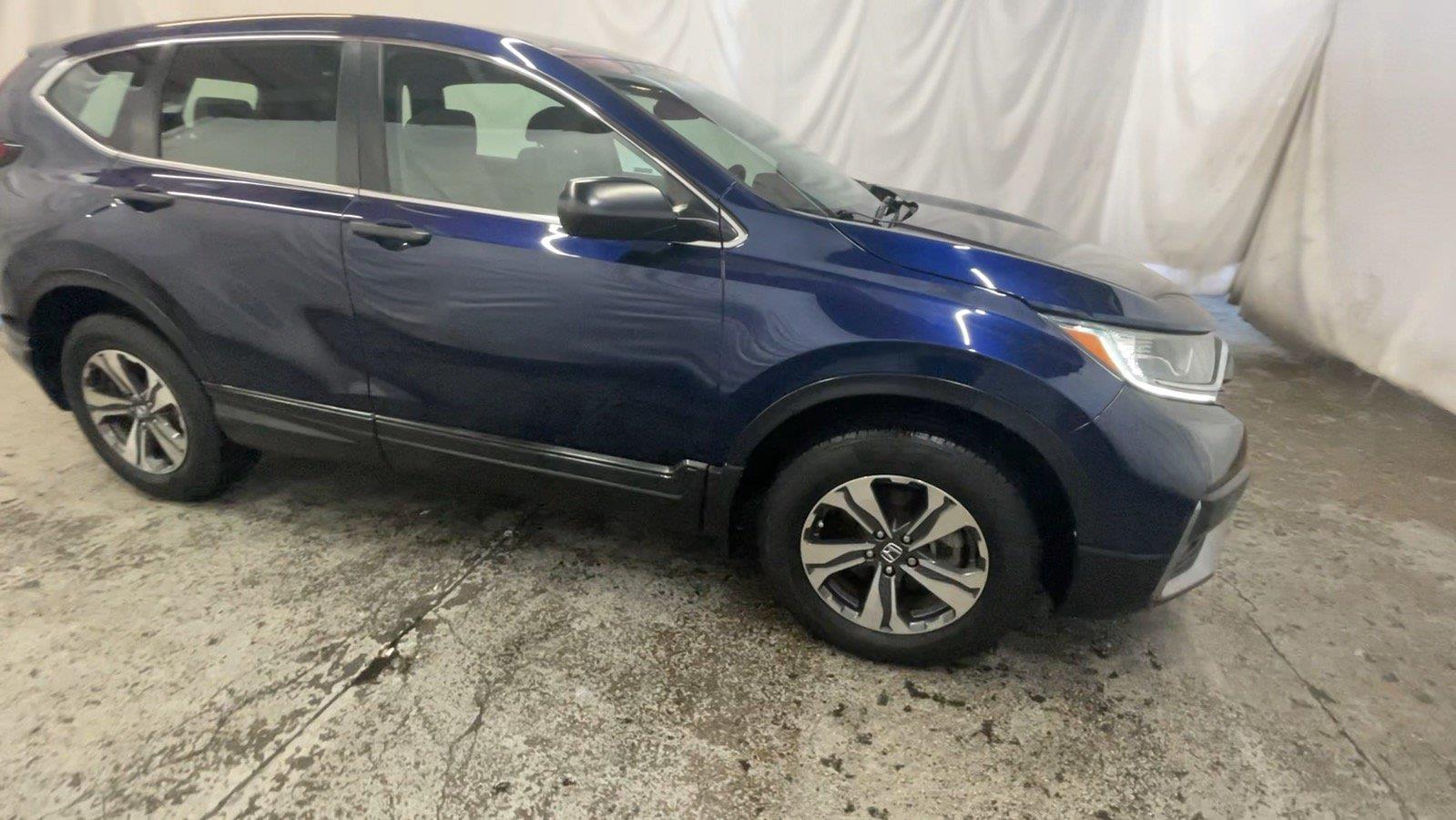 2020 Honda CR-V LX - Obsidian Blue Pearl exterior view 4