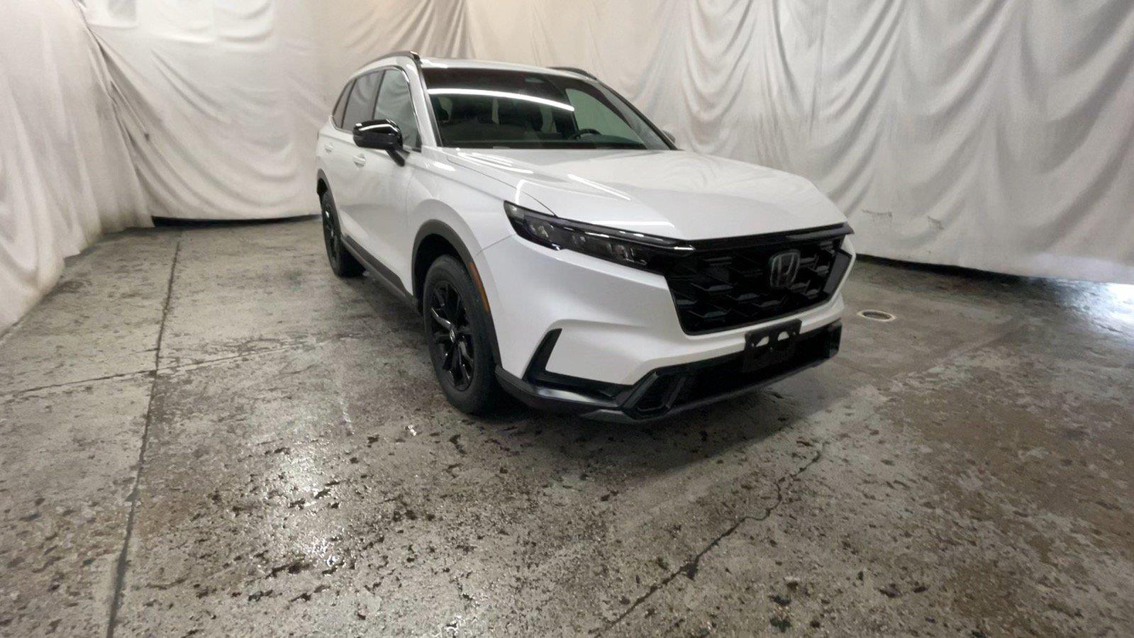 Platinum White Pearl 2025 Honda CR-V Hybrid SUV / Crossover All-Wheel Drive Continuously Variable Transmission