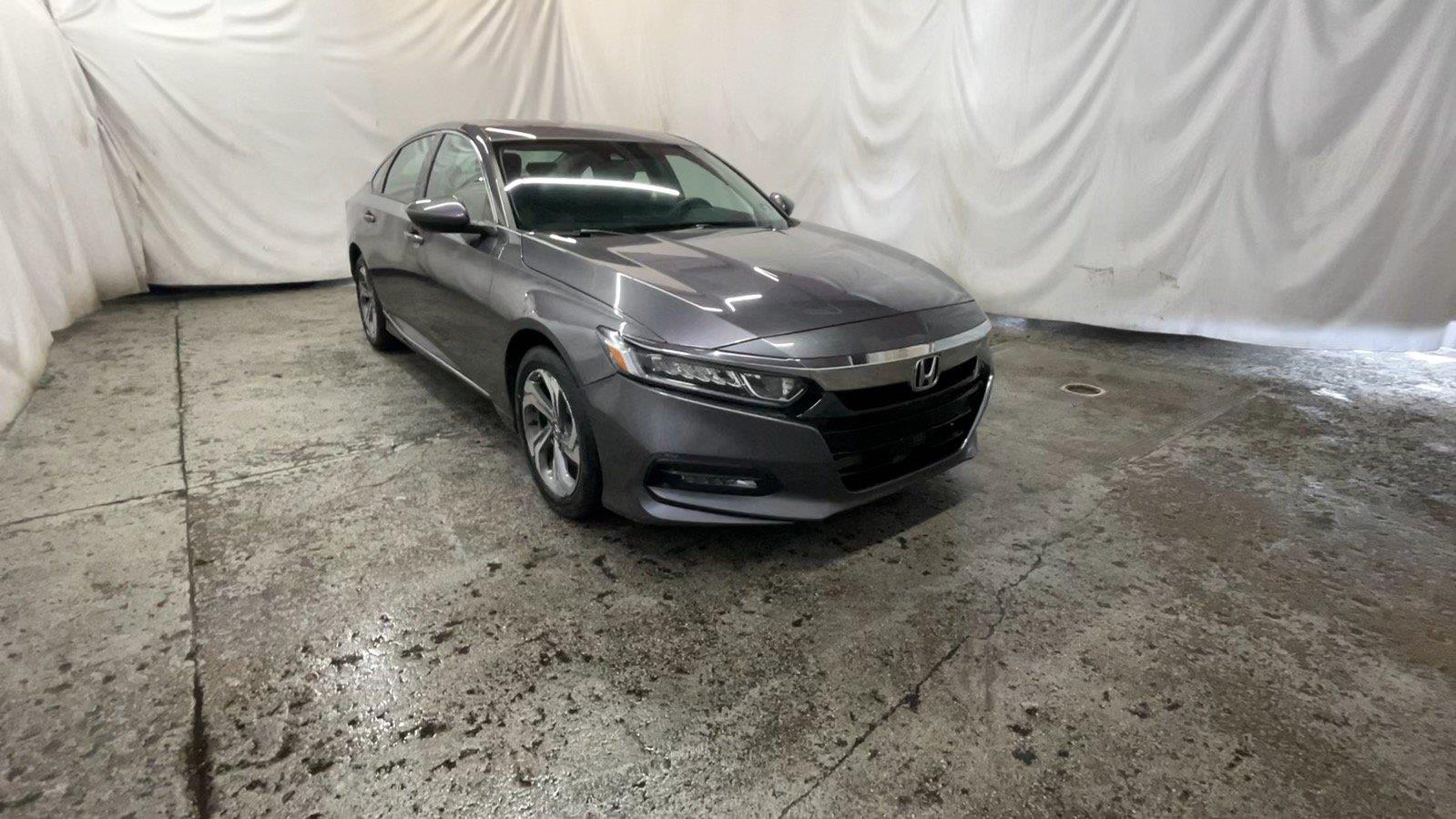 Gray (Modern Steel Metallic) 2018 Honda Accord Sedan Front-Wheel Drive Continuously Variable Transmission