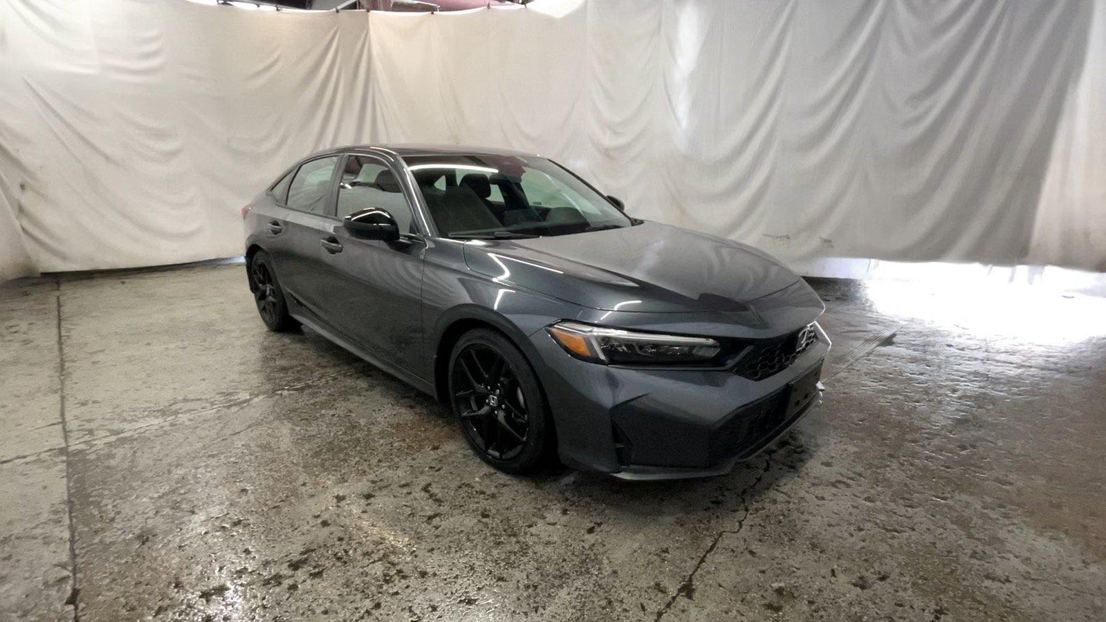 Meteorite Gray Metallic 2026 Honda Civic Sedan Front-Wheel Drive Continuously Variable Transmission