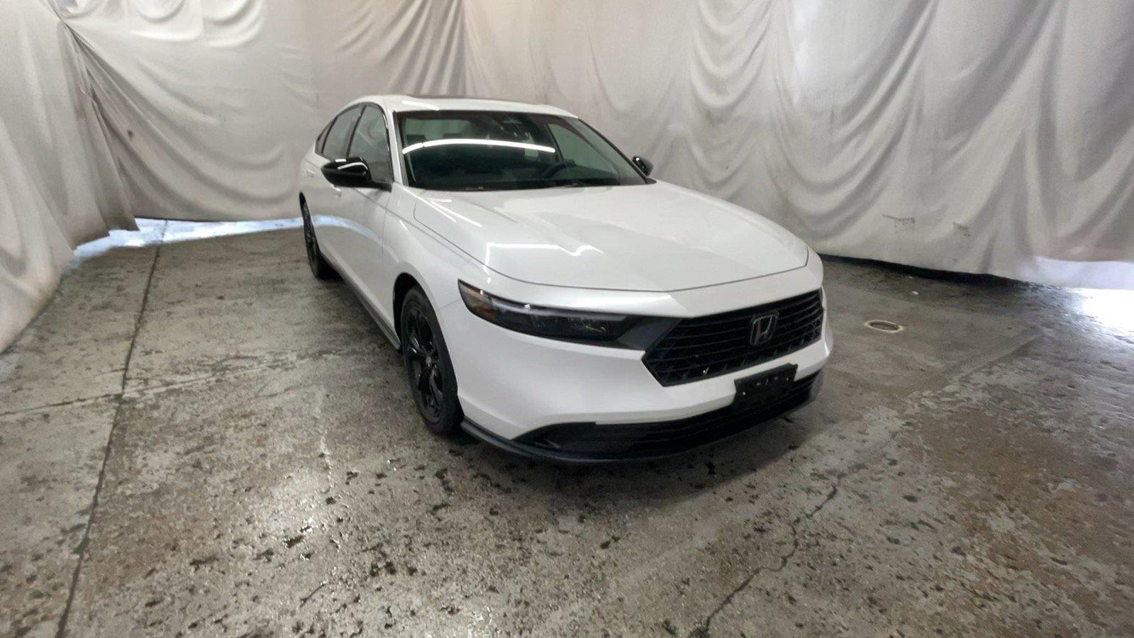 Platinum White Pearl 2025 Honda Accord Sedan Front-Wheel Drive Continuously Variable Transmission