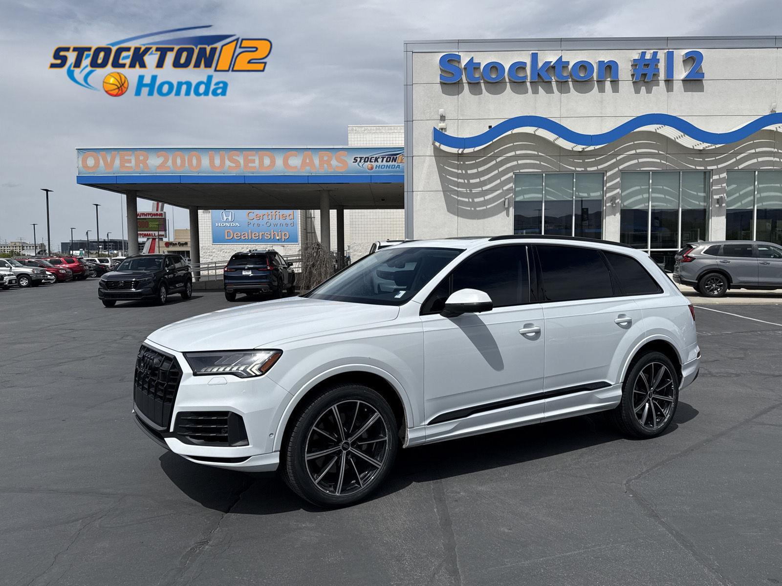 Glacier White Metallic 2023 Audi Q7 SUV / Crossover All-Wheel Drive Automatic