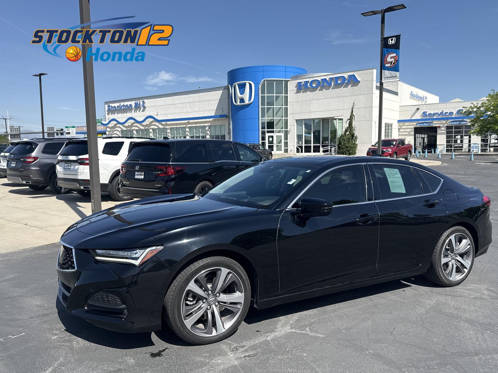 Majestic Black Pearl 2023 Acura TLX SH-AWD with Advance Package Sedan All-Wheel Drive Automatic