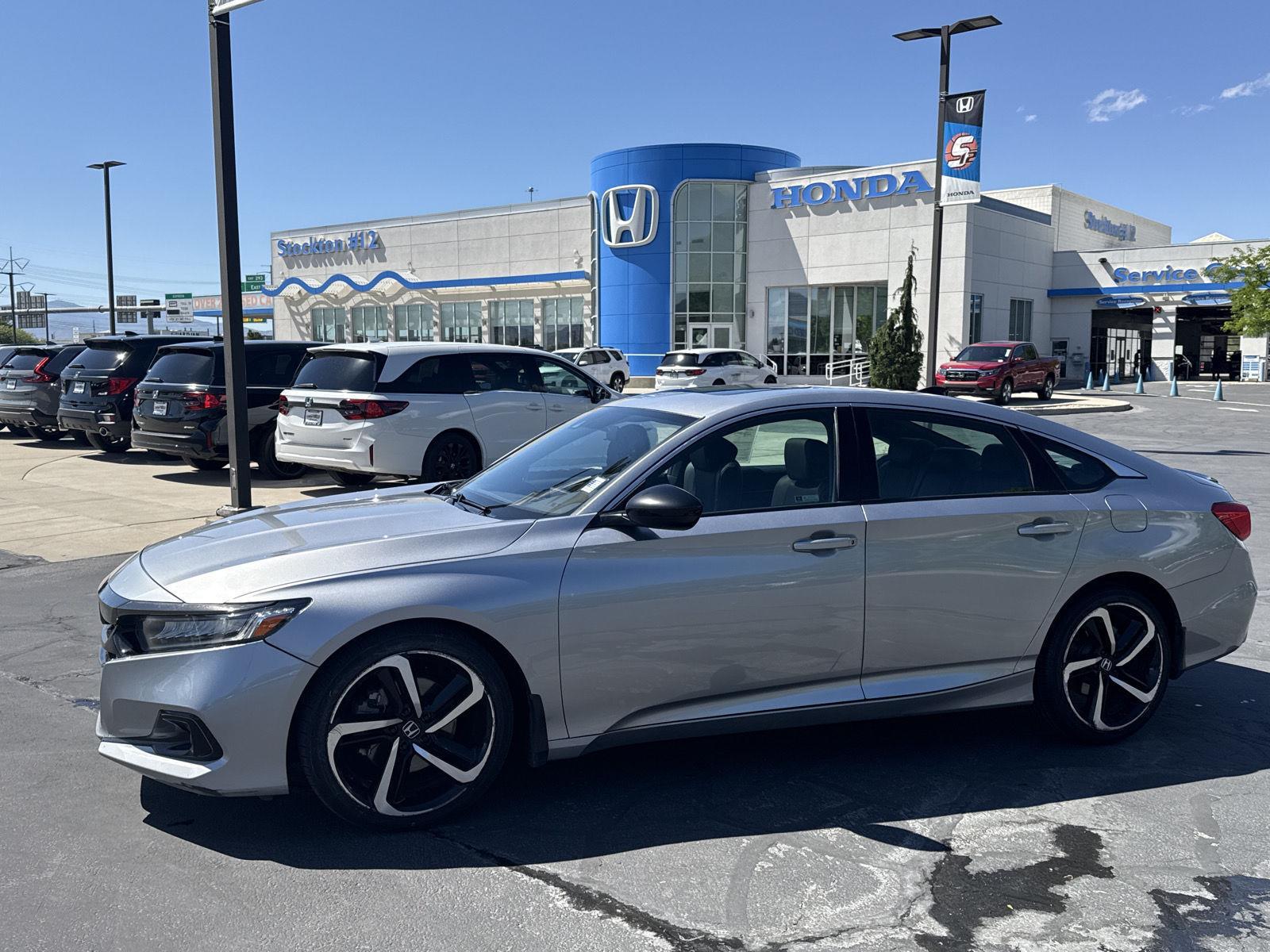 Lunar Silver Metallic 2022 Honda Accord Sport FWD Sedan Front-Wheel Drive Automatic