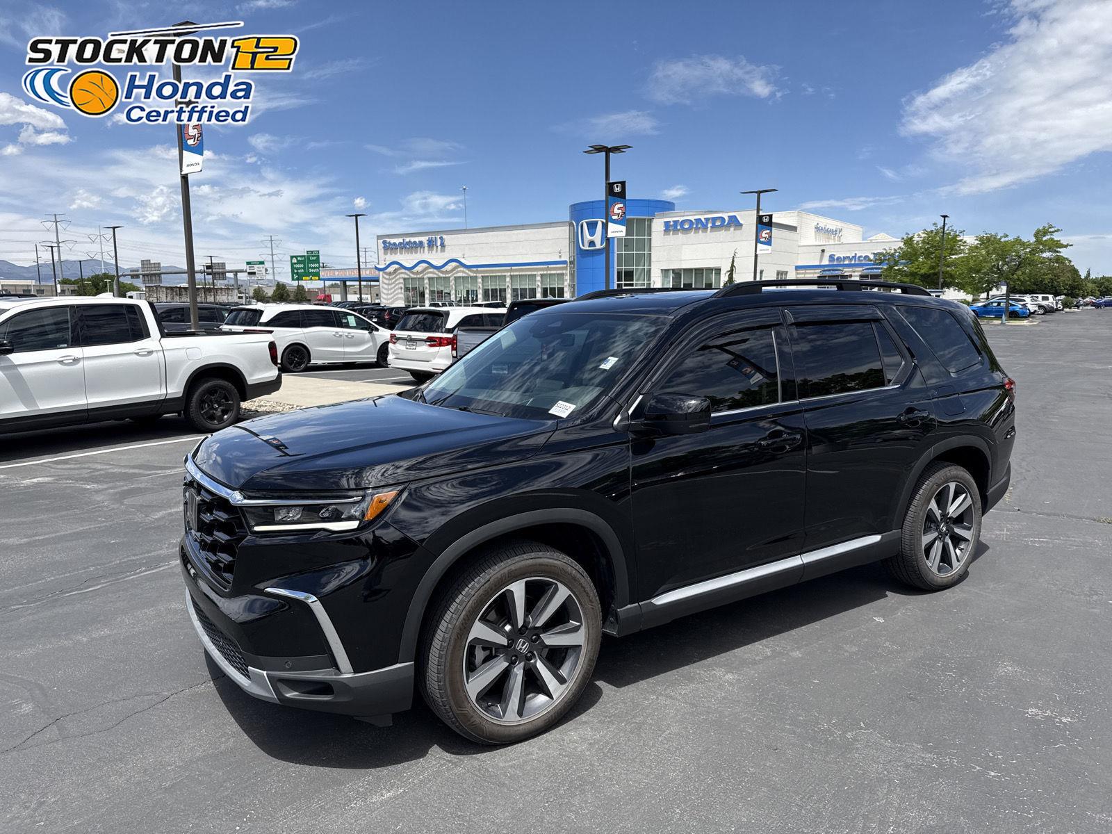 Crystal Black Pearl 2025 Honda Pilot Elite AWD SUV / Crossover All-Wheel Drive Automatic