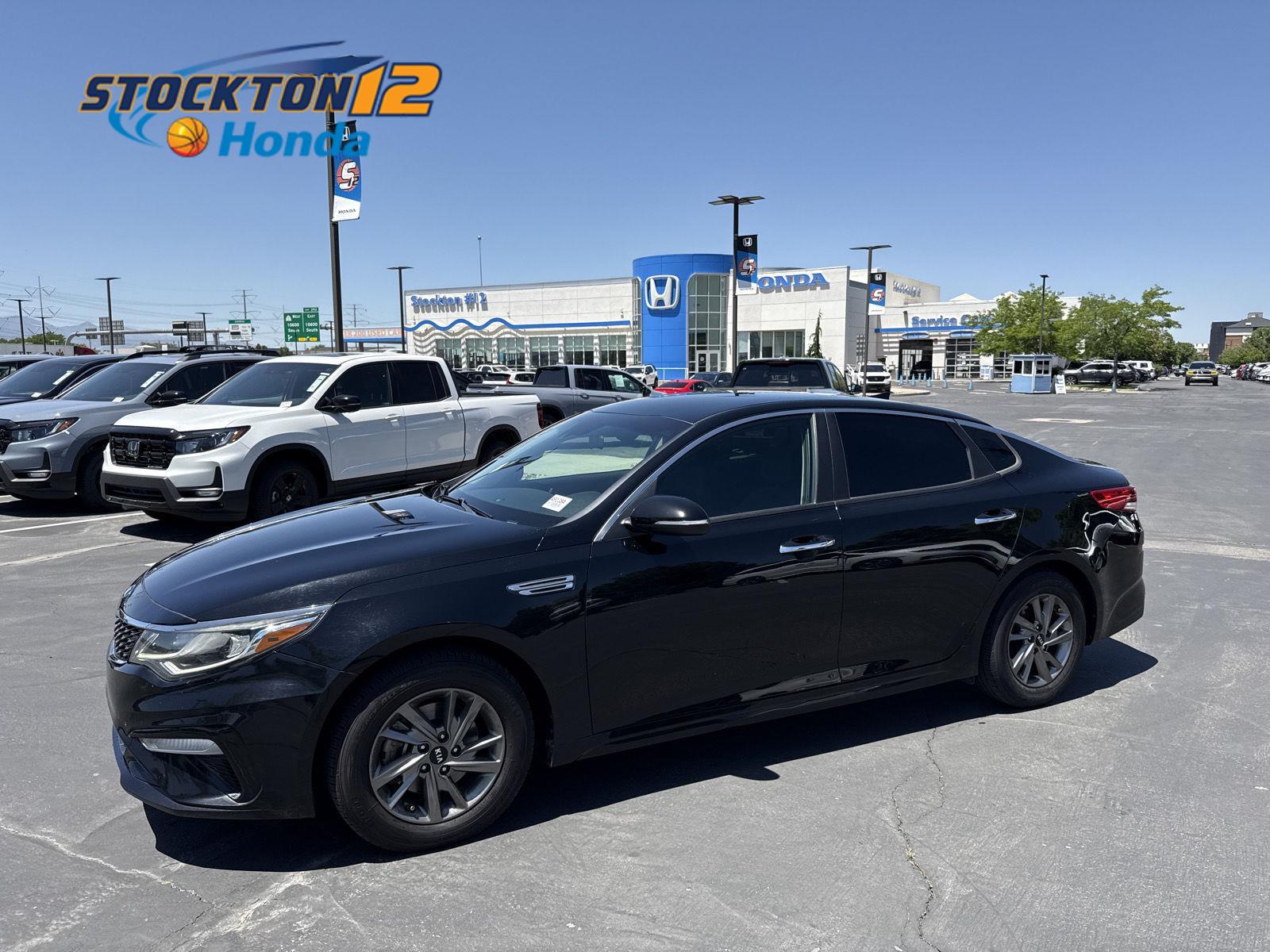 Ebony Black 2019 Kia Optima LX FWD Sedan Front-Wheel Drive 6-Speed Automatic