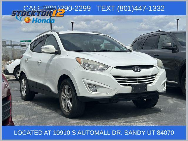 Cotton White 2013 Hyundai Tucson SUV / Crossover All-Wheel Drive Automatic