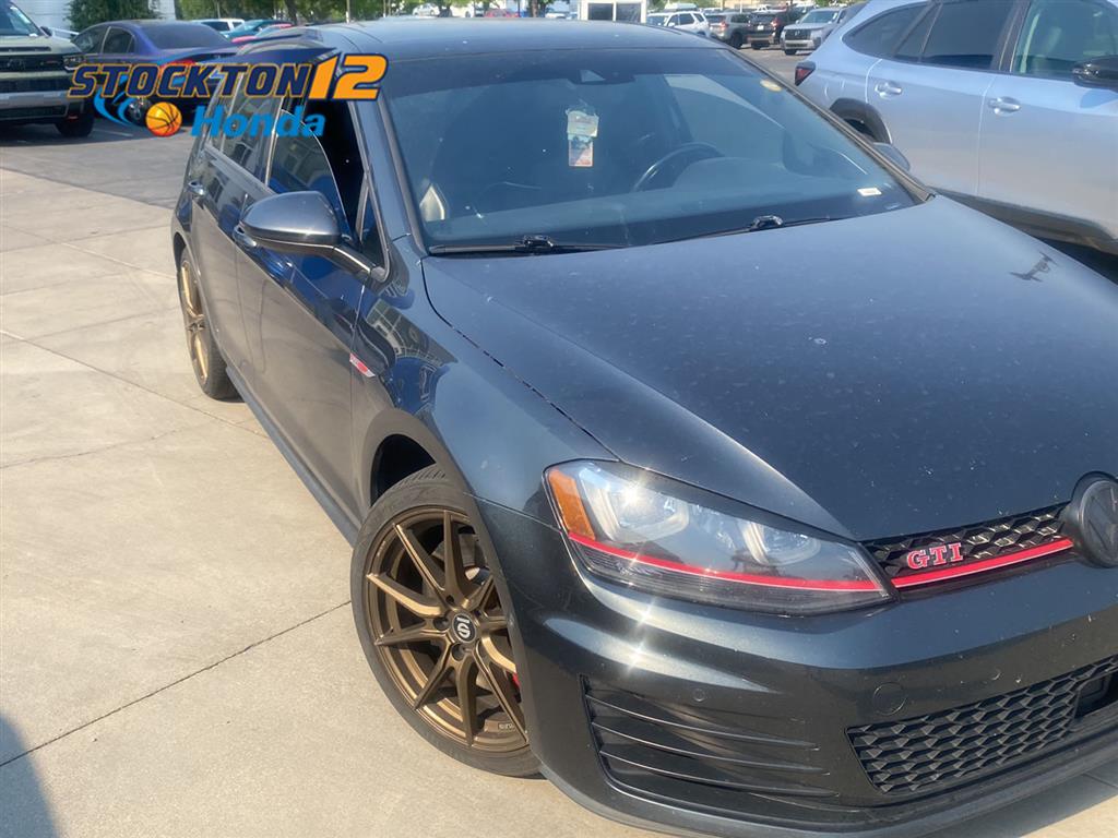 Carbon Steel Gray Metallic 2016 Volkswagen Golf GTI Hatchback Front-Wheel Drive Automatic